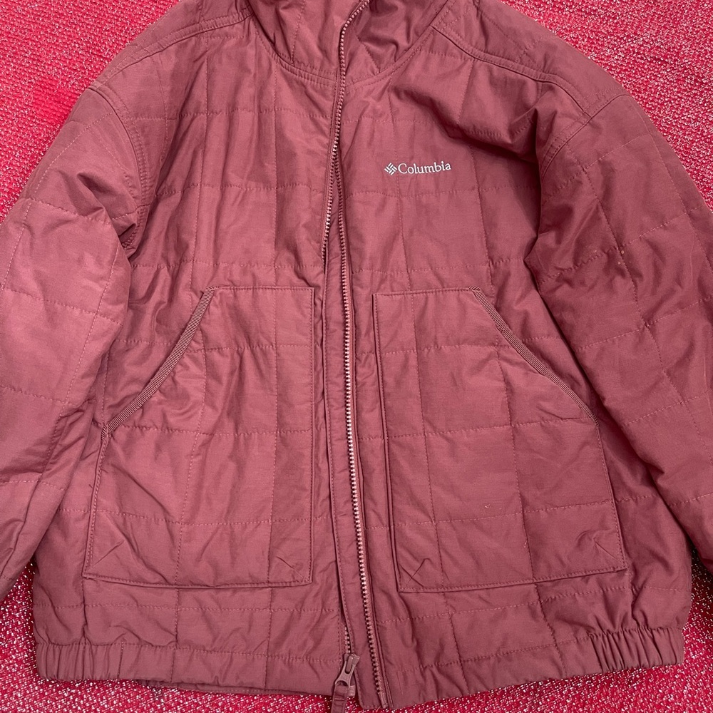 Columbia Burgundy Quilted Jacket